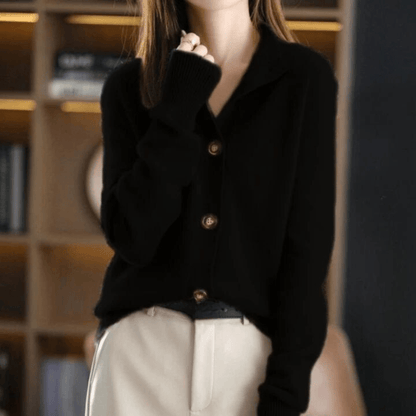 Elegant button-up cardigan for women | Elise -6