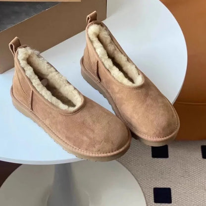 Elegant cozy winter loafers for women | Norelle -1