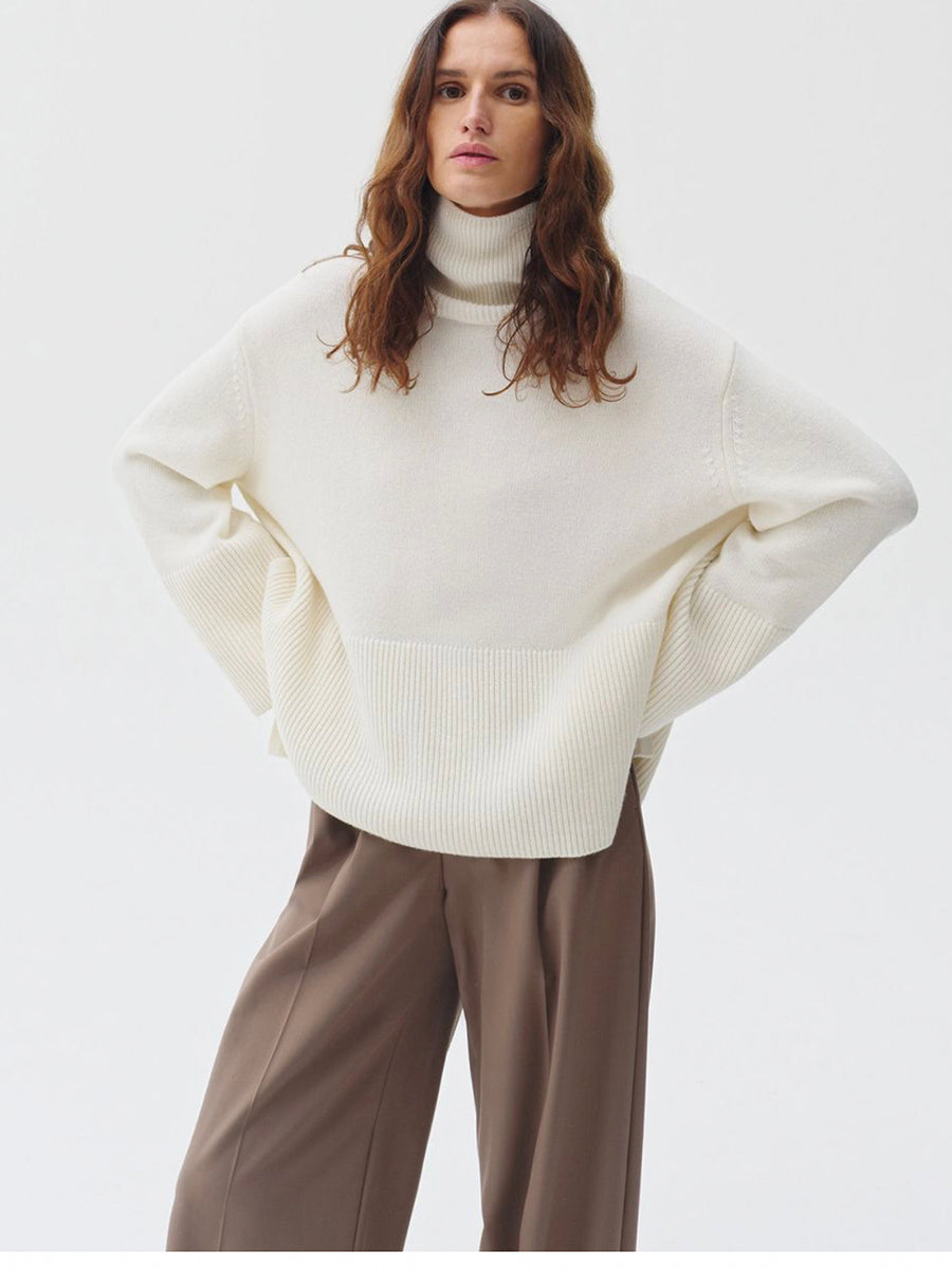 Sweater comfortable turtleneck for women | Shira -6