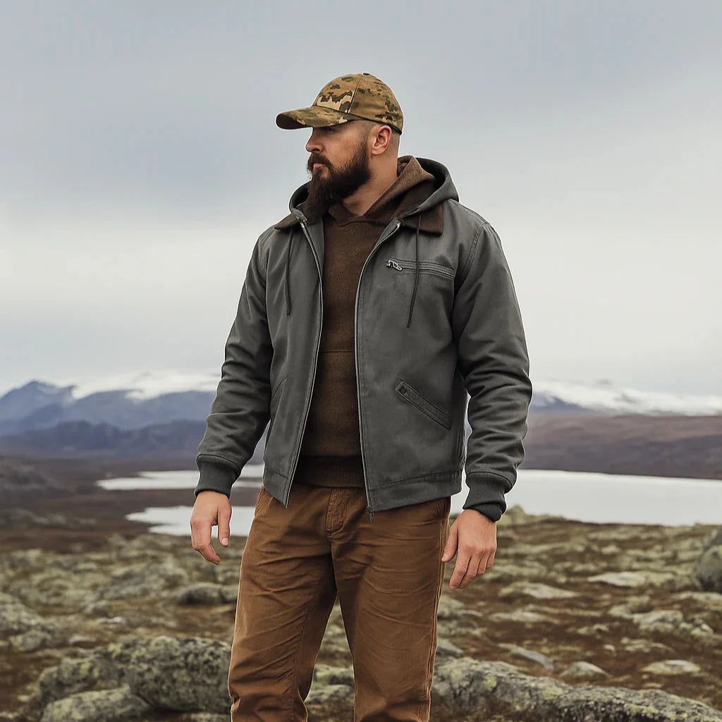 Cosy sturdy hoodie for men | Brandon -5