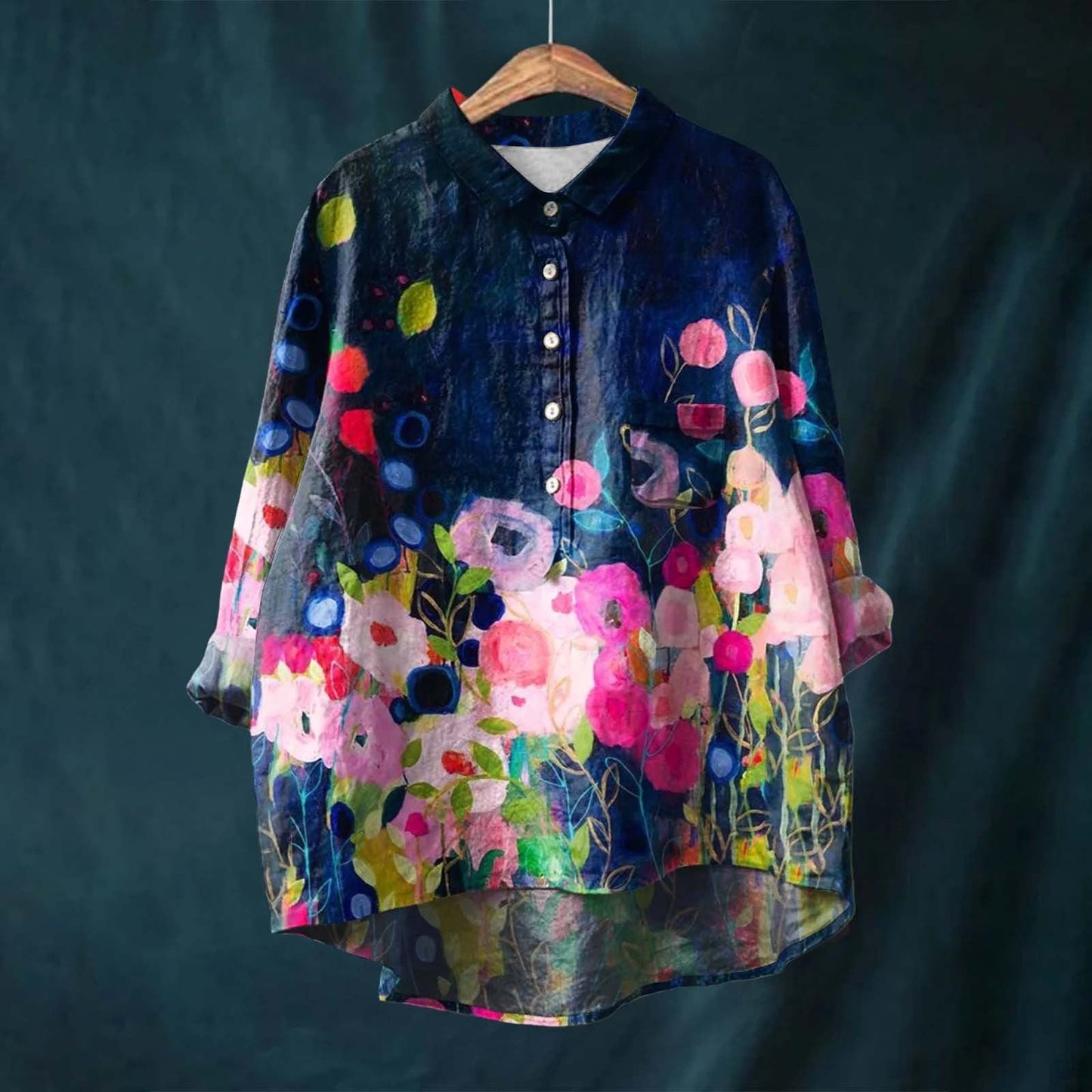 Elegant floral print blouse for women | Pairs -3