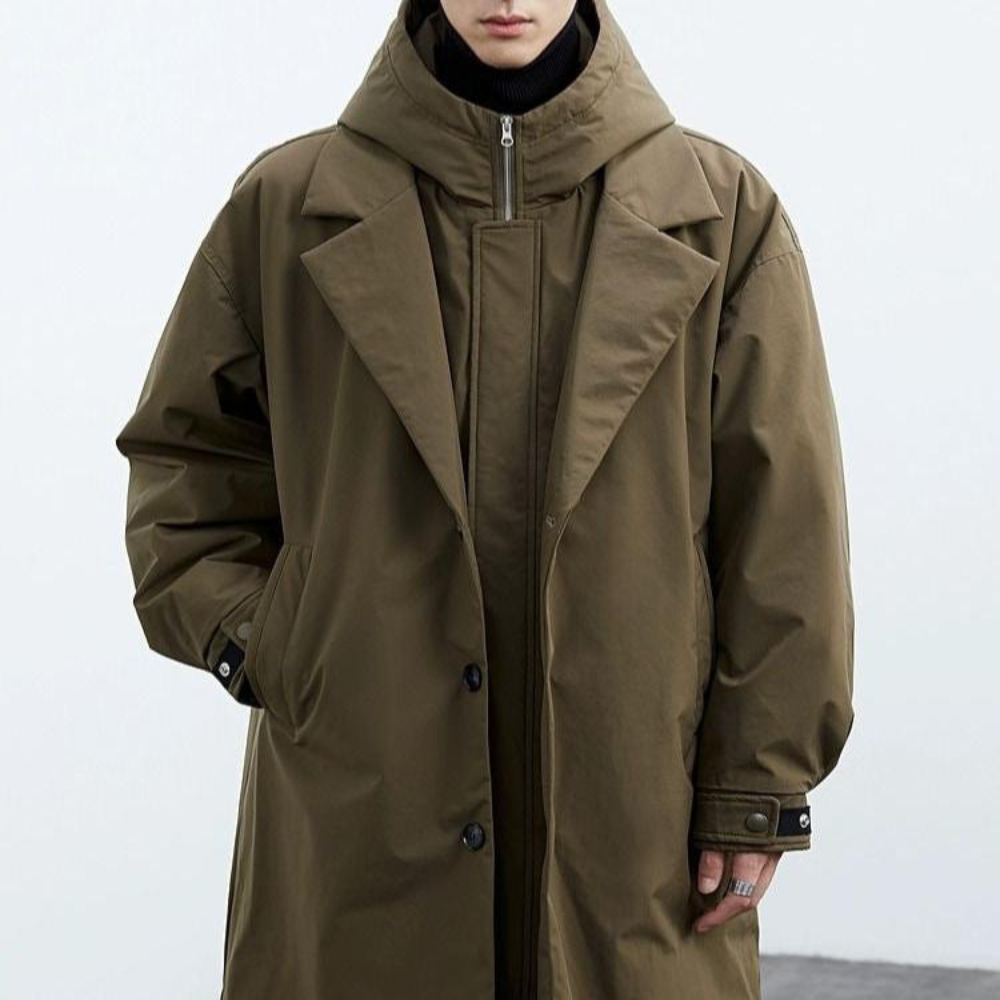 Repellent hooded cardigan for men | Jacket Water -5