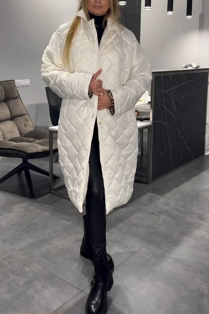 Quilted reversible coat for women | Style Leopard -2