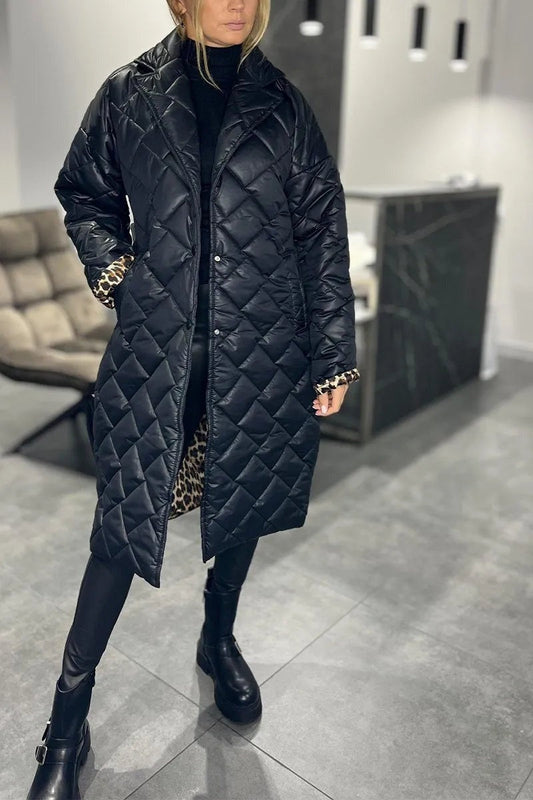 Reversible trendy jacket for women | Leopard -1