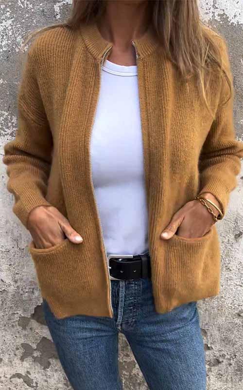 Comfortable slide jacket for women | Adele -6