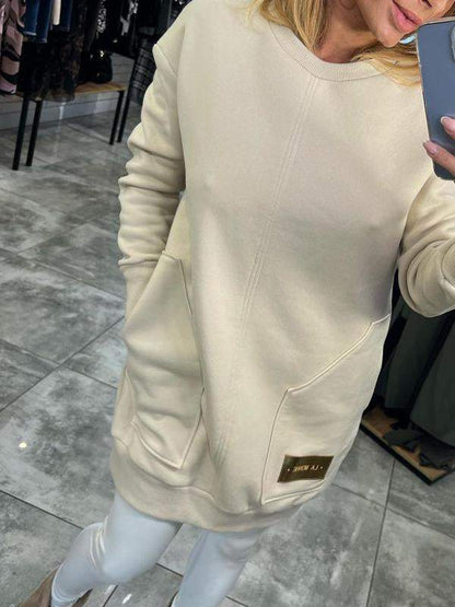 Sweatshirt long-sleeve dress for women | Danica -3