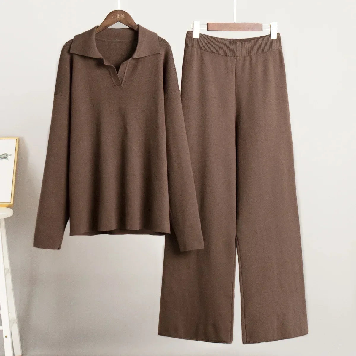 Collar chic polo set for women | Talitha -4