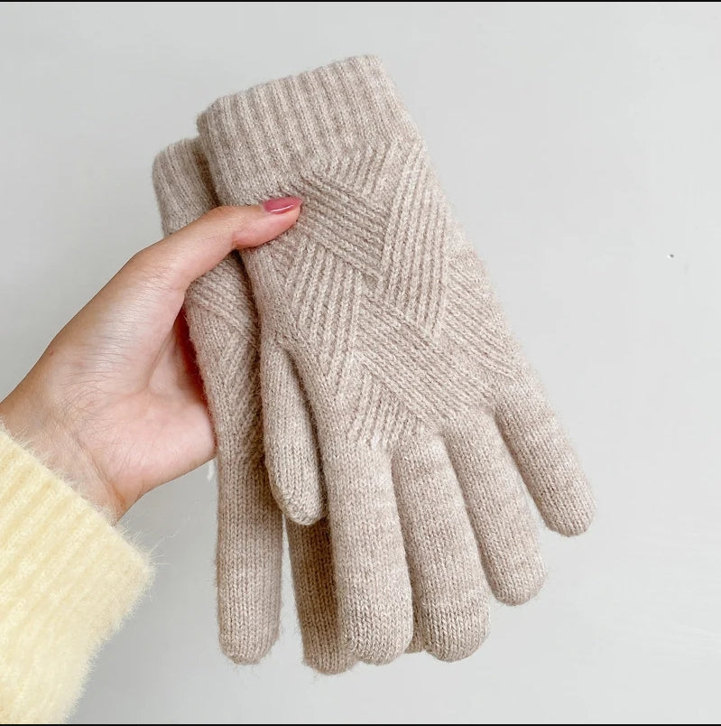 Winter textured gloves for women | Ruby -7