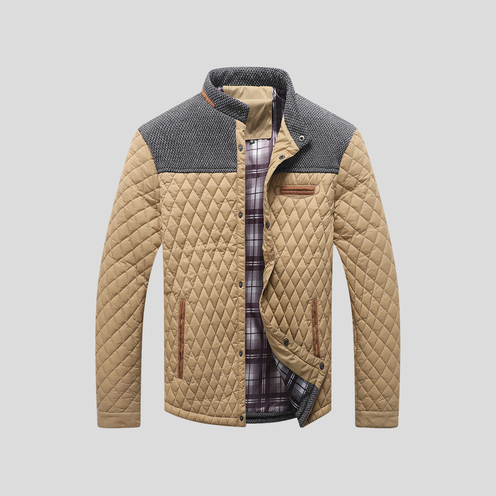 Quilted elegant jacket for men | Marceau -5