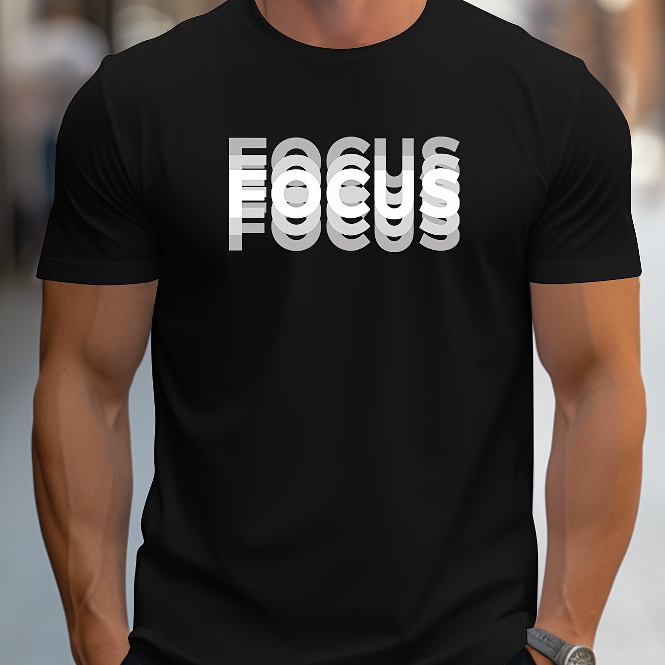Casual print t-shirt for men | Fletcher -3