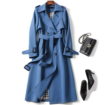 Trench elegant coat for women -8