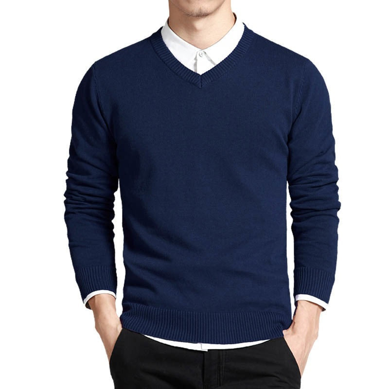 Versatile V-neck sweater for men | Lucian -2