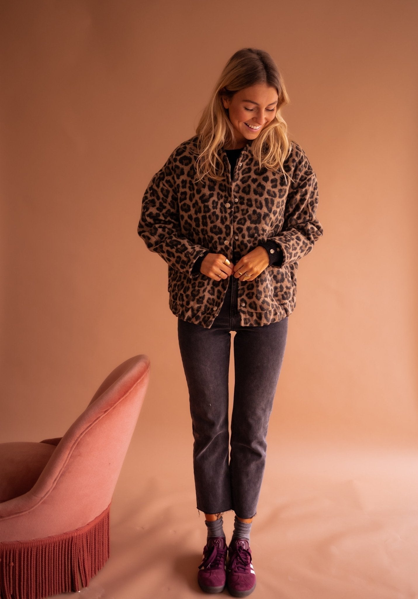 Soft charlene jacket for women | Leopard stylish -9
