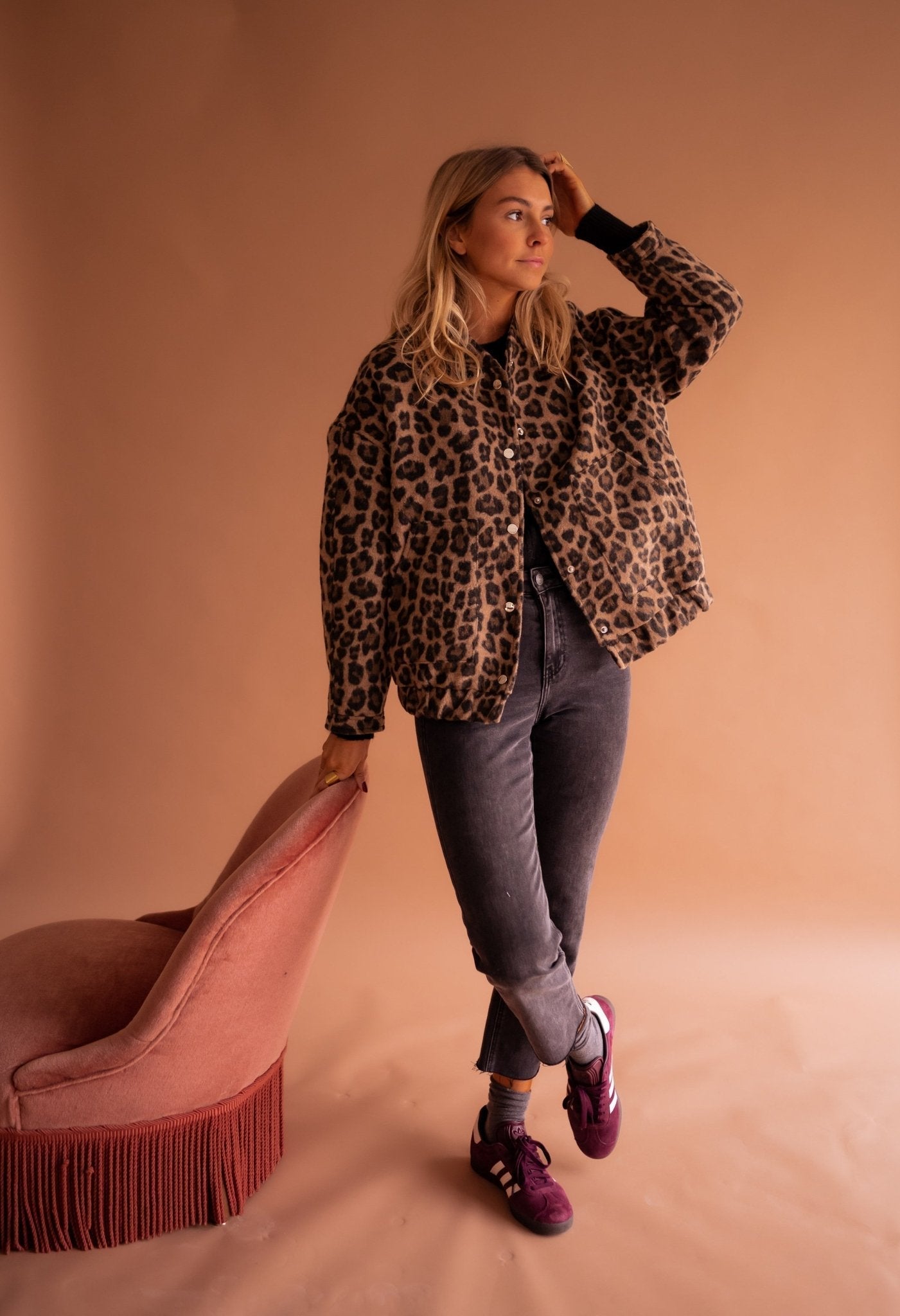 Soft charlene jacket for women | Leopard stylish -4