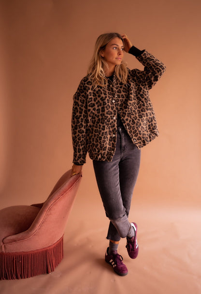 Soft charlene jacket for women | Leopard stylish -4