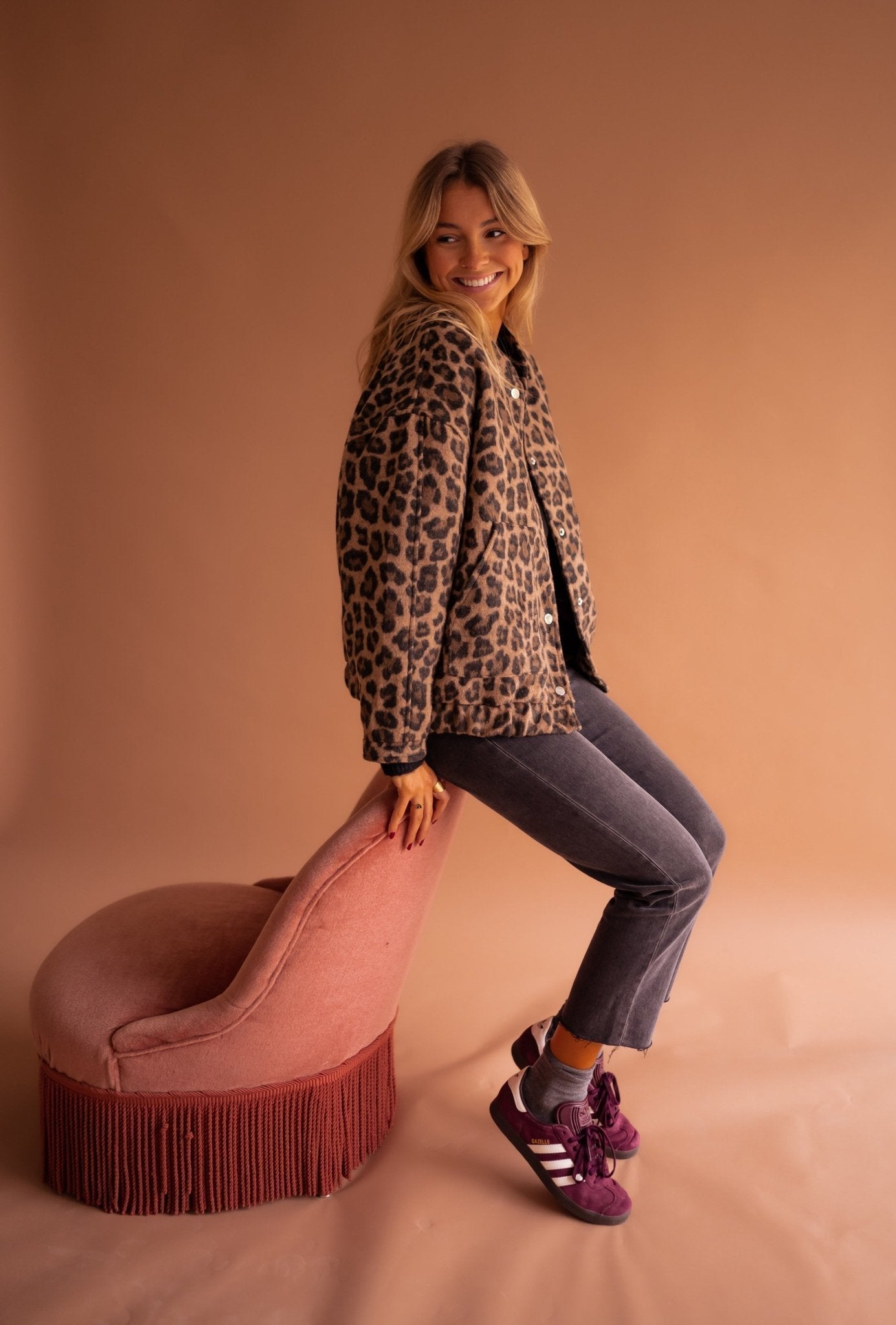 Soft charlene jacket for women | Leopard stylish -8