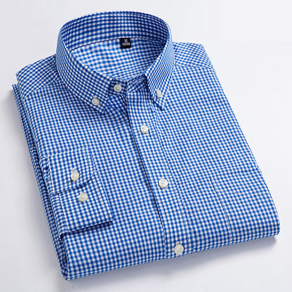 Button-up checked modern shirt for men | Arthur -5