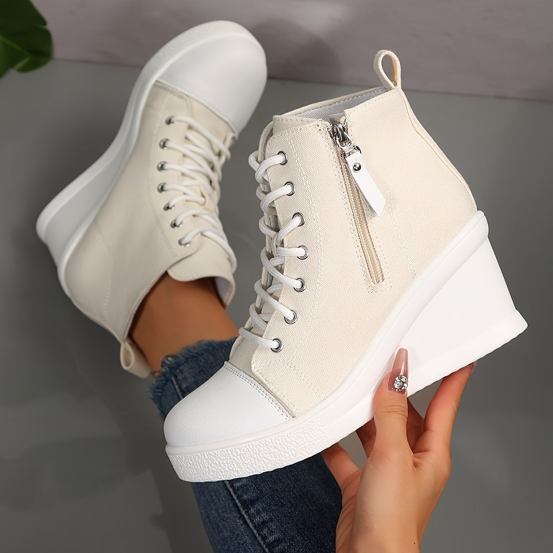 Wedges elegant sneakers for women | Varelia -8