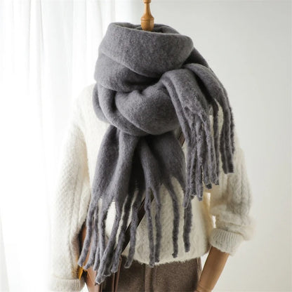 Warm long scarf for women | Moira -9