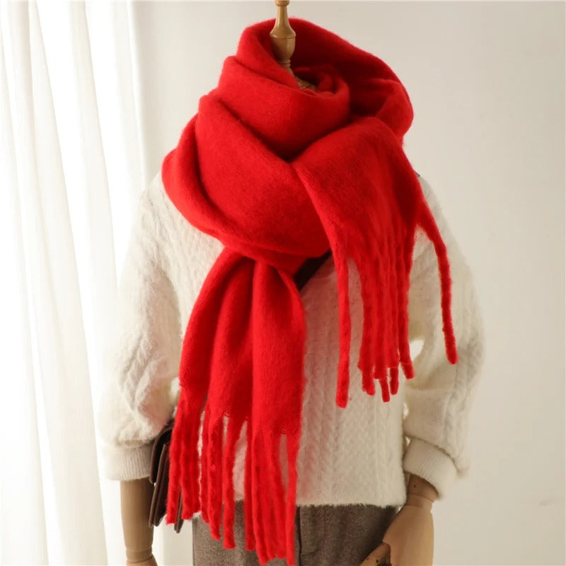 Warm long scarf for women | Moira -26