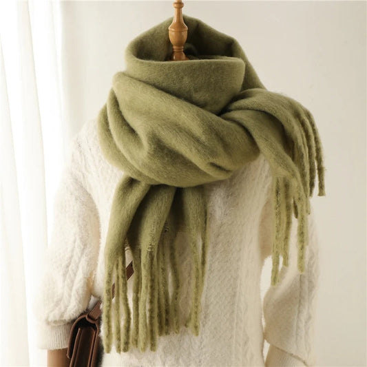 Warm long scarf for women | Moira -1