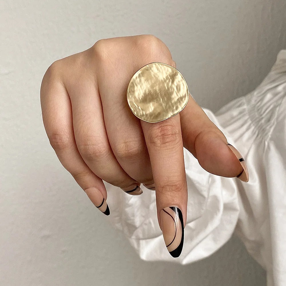 Rings adjustable geometric accessories for women | Priya -8