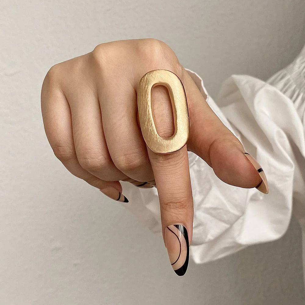 Rings adjustable geometric accessories for women | Priya -7