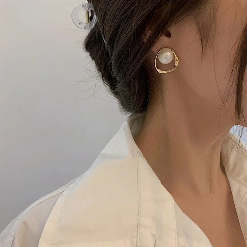 Beads imitation earrings for women | Daisy -2