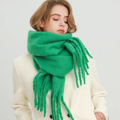 Warm long scarf for women | Moira -11