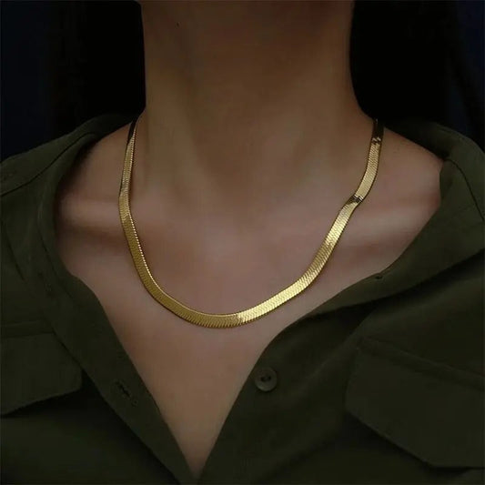 Chain clavicule necklace for women | Amy -1