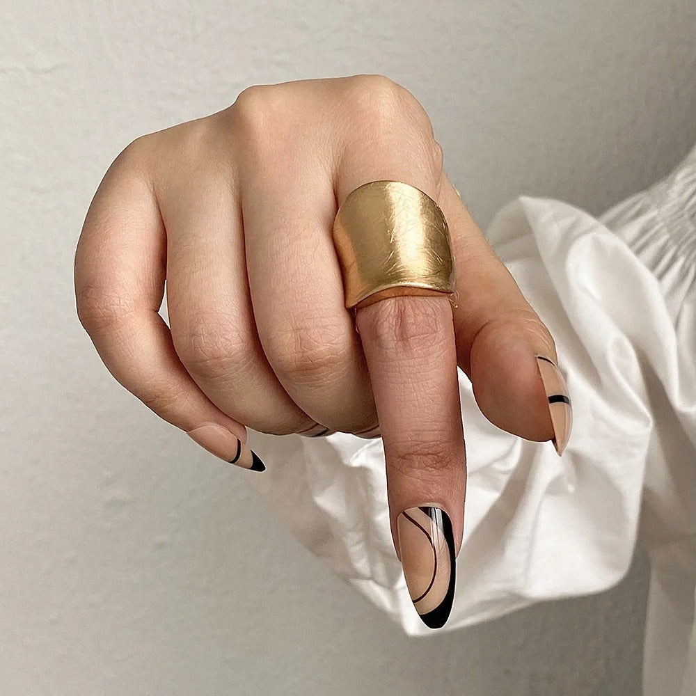 Rings adjustable geometric accessories for women | Priya -6
