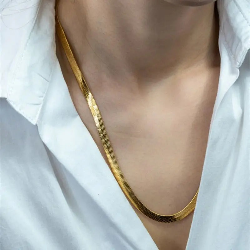 Chain clavicule necklace for women | Amy -3