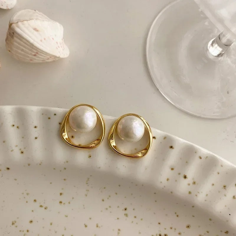 Beads imitation earrings for women | Daisy -4