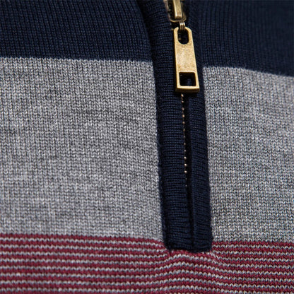 Soft demi-zip sweater for men | Louis -6