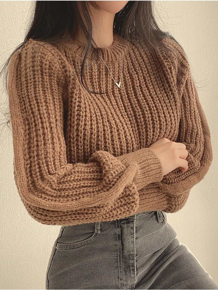 Lantern chic sweater for women | Ezia -2