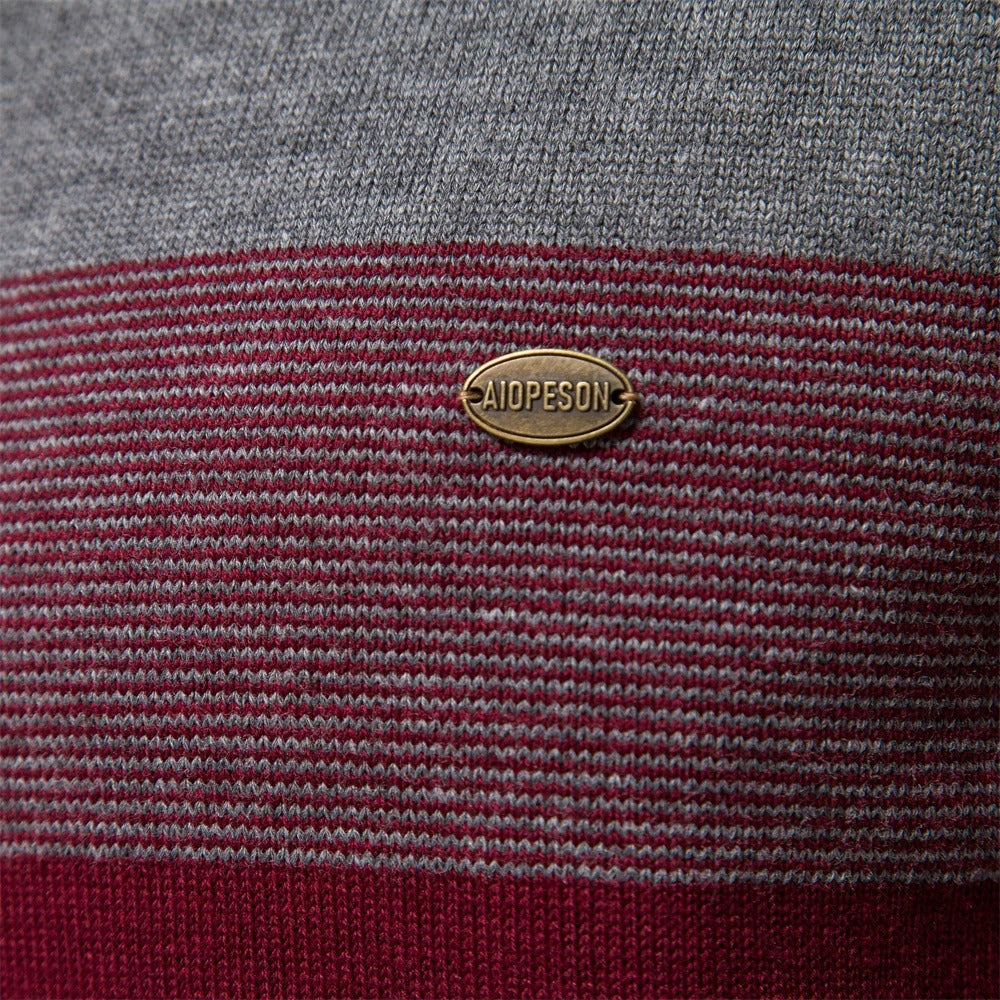 Soft demi-zip sweater for men | Louis -7