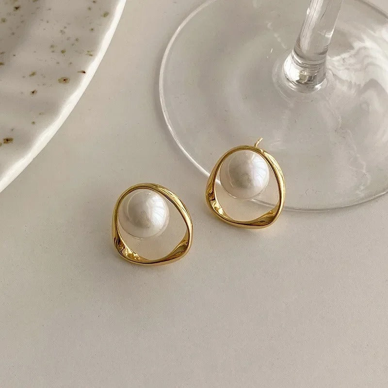 Beads imitation earrings for women | Daisy -5