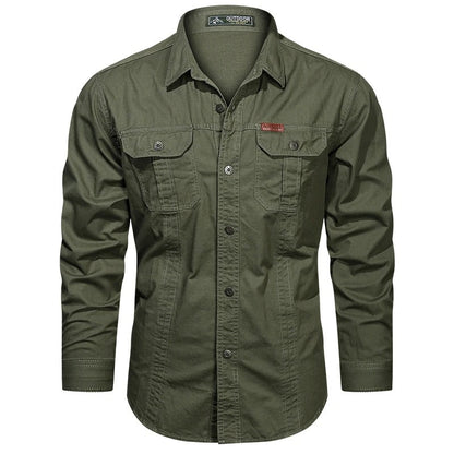 Cargo cotton shirt for men | Valor -9