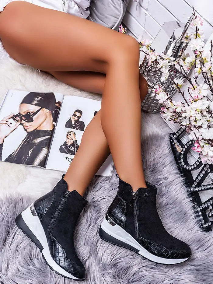 Modern wedge heel sneakers for women | Zoe -2