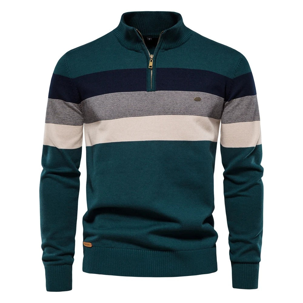 Soft demi-zip sweater for men | Louis -2