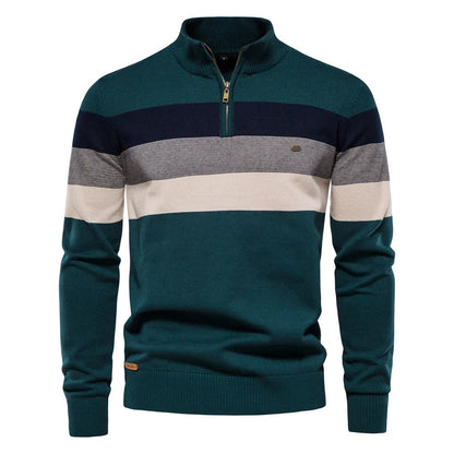 Soft demi-zip sweater for men | Louis -2