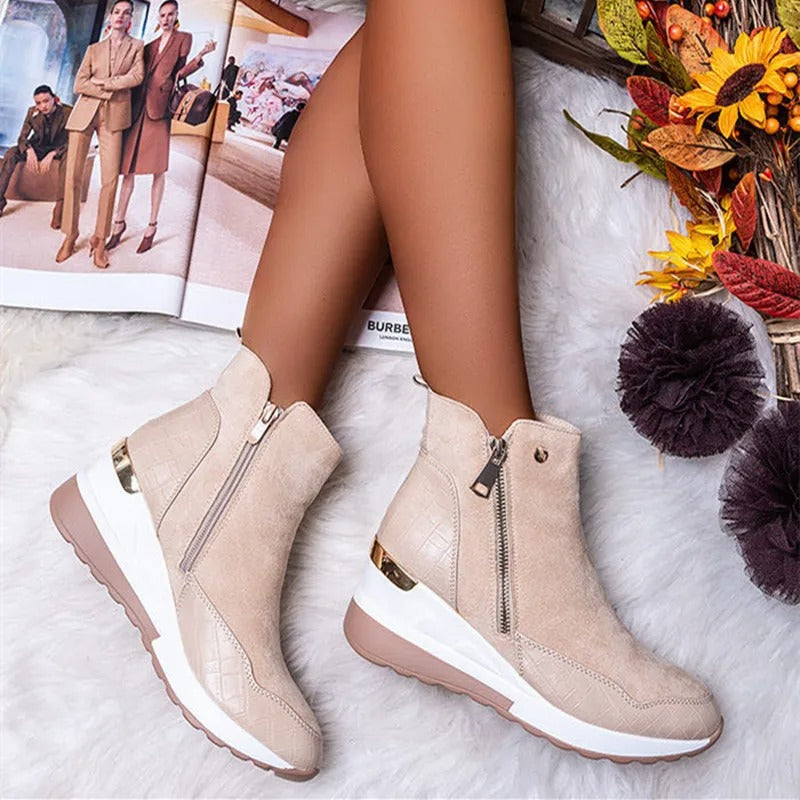 Modern wedge heel sneakers for women | Zoe -1