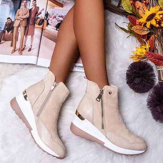 Modern wedge heel sneakers for women | Zoe -1