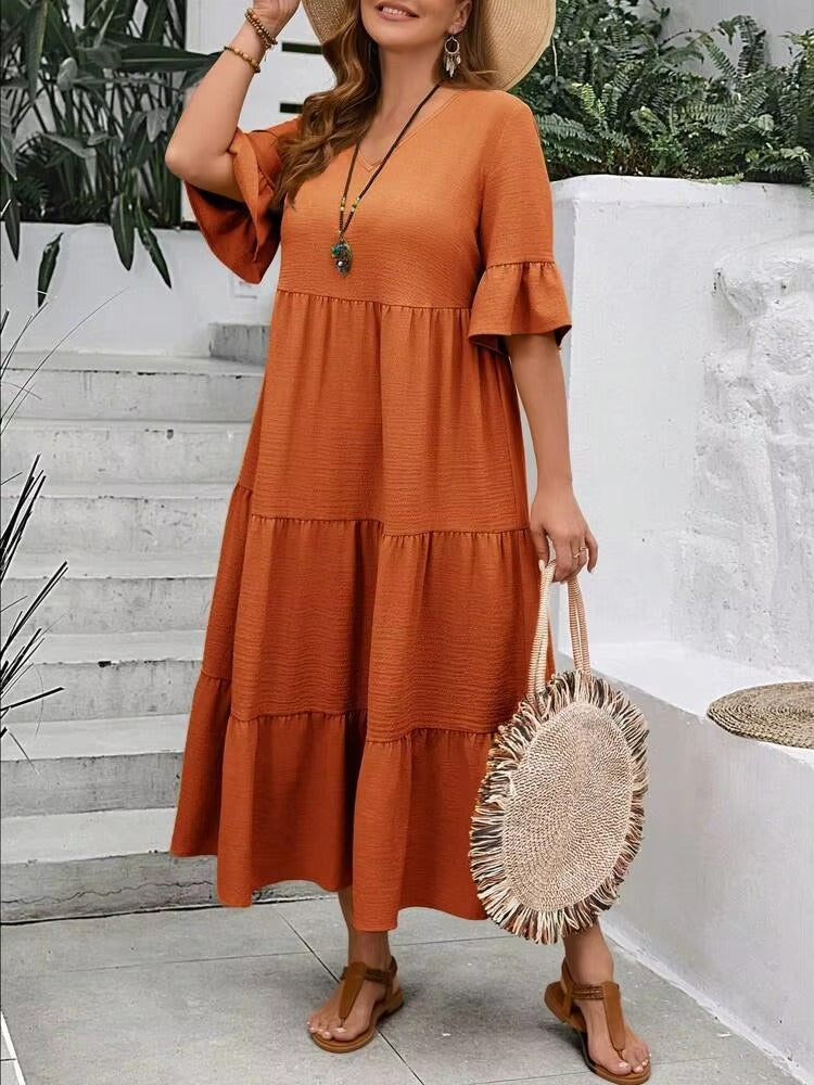 Elegant summer dress for women | Perrine -4