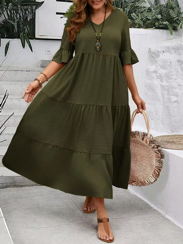 Elegant summer dress for women | Perrine -10