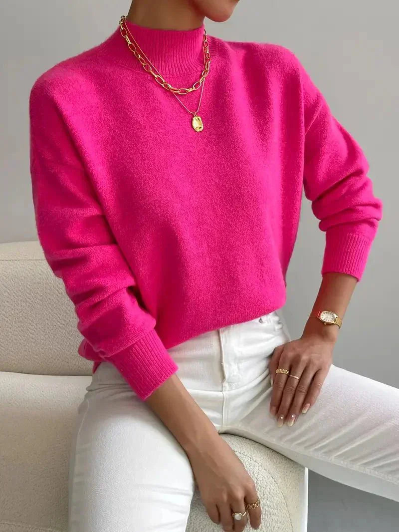 High collar sweater for women | Yvonne -6