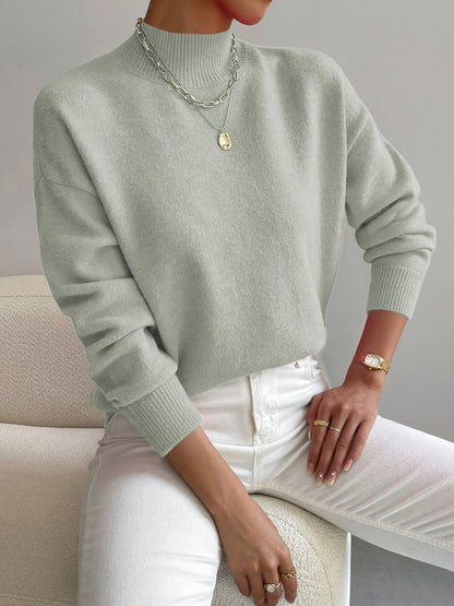 High collar sweater for women | Yvonne -10