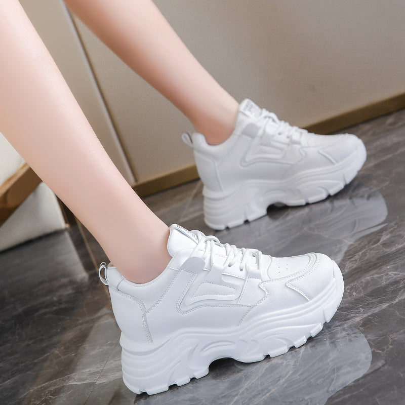 Lace-up platform sneakers for women | Vera -8