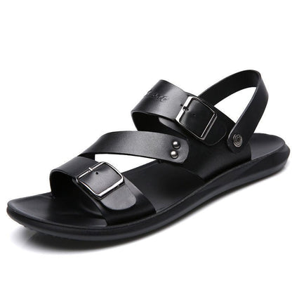 Straps leather sandals for men | Arden -8
