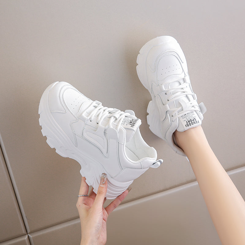 Lace-up platform sneakers for women | Vera -19